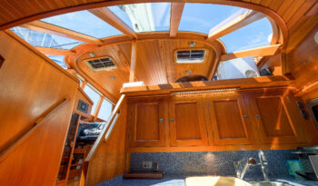 Teak interior Buizen 48 sail boat yacht