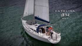 Catalina 34 MK II ~ Shoal draft 1.3m, Hinged mast